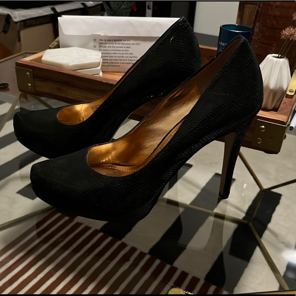 BCBG black heels